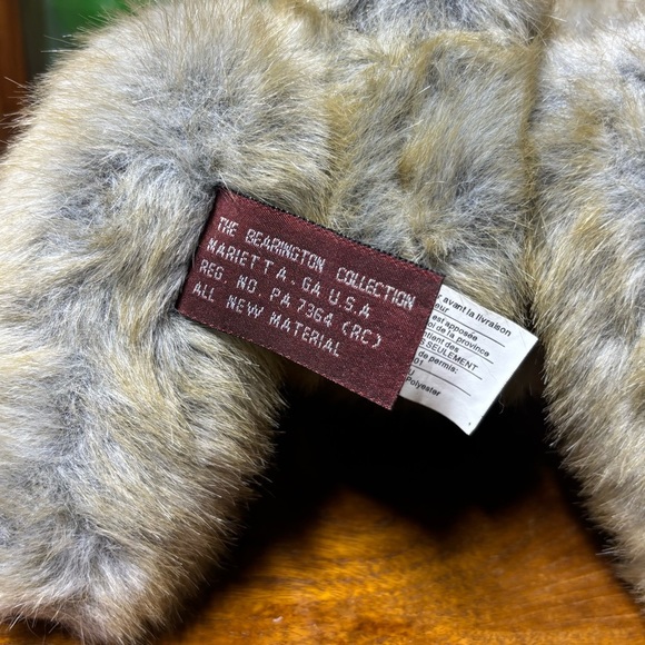 Adorable vintage Bearington Rags and Bags bunny rabbit with smaller toy bunny - Picture 10 of 11